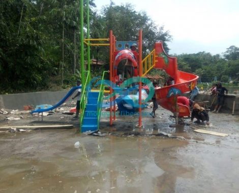 embertumpah.com - jual kolam renang anak dengan perosotan